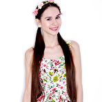 First pic of Brunette in cute dress - part 728 at Teen Sex Pic