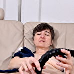 Third pic of Milf with swollen hemoroid dildo fucking