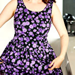 Third pic of Aeryn Walker Pretty In Purple Yanks - Curvy Erotic