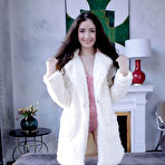 First pic of This adorable princess clearly has some fun getting naked and playing with her amazing body on the sofa. pics