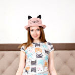 First pic of Beautiful angel shows off her amazing and cute naked body in various poses while laying on her bed. pics