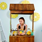 First pic of Beautiful shapely model spreading her sexy long legs and revealing her wonderful and tempting shaved and wet pussy. pics