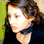 First pic of Nice girl showing you her average-sized breasts and her hairy pussy pics