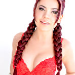 First pic of Sabina Rouge in Red Lingerie - Tribute To Beauty