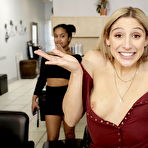 Fourth pic of sneaky sex presents - sex at the hairdresser saloon. wife doesnt have to know !