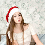 First pic of Check out as this cute and slim brunette gets rid of her red skirt and white shirt to show you her private parts. pics