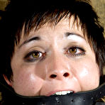 First pic of SexPreviews - Mei Mara submits in metal and leather bondage for spanking by dominant