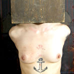 Third pic of SexPreviews - Mei Mara submits in metal and leather bondage for spanking by dominant