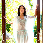 First pic of Chloe Rose peels off her lace lingerie in a beautiful house