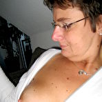 Fourth pic of Slutwife Anna in sexy black lingerie looking sexy and seductive at HomeMoviesTube.com