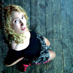 First pic of SexPreviews - Nicki Blue curly blonde is bound with pussy spread for bdsm sex