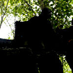 First pic of SexPreviews - Cherry Torn and friends rope bound outdoor in bdsm fantasy film