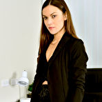 First pic of Alyssa Reece Office Babe Strips