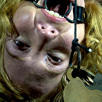 First pic of SexPreviews - Nicki Blue petite curly blonde is bound in rope and spanked by maledom