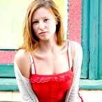 First pic of Elfrida Cute Redhead Strips Abby Winters - Cherry Nudes