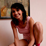 Fourth pic of Looks like this dark-haired baby doll is having so much fun while posing for the first time. She is definitely in love with herself and her body. gallery