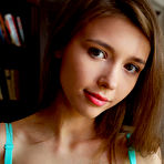 Second pic of Mila Azul Naked chick reads books @ Met Art - CUTEGIRLPORN.COM
