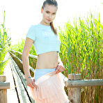 Fourth pic of Breathtaking teen angel strips off all of her clothes so she can show you her amazing and perfect body. gallery