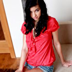 Second pic of After taking off her clothes from her gorgeous teen body, this cute angel poses with that perfect body of hers in heels. gallery