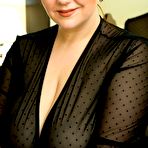 First pic of Katrin Porto Black See Thru Robe - Curvy Erotic
