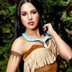 First pic of Apolonia Lapiedra Pocahontas XXX Cosplay - Cherry Nudes