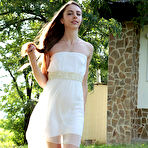 First pic of Valery Leche sensually strips in the backyard as she bares her nubile body. - Hotnudegf.com