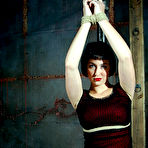 First pic of SexPreviews - Niki Nymph in short skirt is challegend in bondage and toyed to orgasms