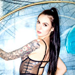 Second pic of Marley Brinx welcomes the tall dark stranger's massive shaft up her ass
