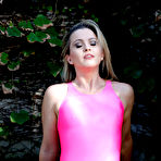 Second pic of Alexis Tiny Pink Swimsuit Heaven Sexy Pics - Bunnylust.com