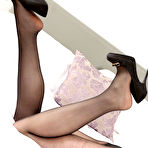 Fourth pic of Pippa Doll in Black Pantyhose