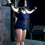 First pic of SexPreviews - Dana Vixen busty brunette in spread bondage having her tits clamped and spanked by maledom