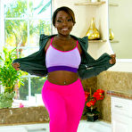 First pic of [Mommy Got Boobs] [Brazzers] Ebony mom Osa Lovely teasing a white dong for dirty sex - IWantMature.com