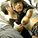 Second pic of Shion Yumi - Completely Surrounded And Molested By A Group, This Busty Schoolgirl Can't Even Resist, Shion Yumi