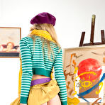 Second pic of Ella Naked Painter Fame Girls - Cherry Nudes