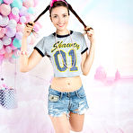 First pic of Hottest Extremely sexy skinny and sexy brunette teen model starts to slowly undress and show us her small boobies. by ShavedTeenGirls.com