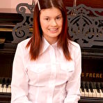 Second pic of Hottest Passionate teen girl with luscious parts enjoys herself during the music lessons. by ShavedTeenGirls.com