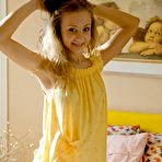 Third pic of Hottest Smoking hot teenage beauty on lying naked her bed with a toy by ShavedTeenGirls.com
