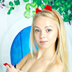 Third pic of Hottest This tiny titted blonde beauty has plenty of fun with showing her perfectly round booty and her tiny pair of tits. by ShavedTeenGirls.com