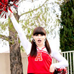 First pic of Pics of Girl fucked by astonishing Cheerleader tranny Natalie Mars from [Trans Angels] - Xemales.com