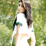 Second pic of Leggy Anna Jolie in a Sexy Uniform