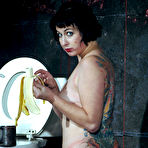 First pic of SexPreviews - Niki Nymph busty is bound upside down with nipples clamped and toyed