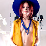 First pic of Skinny Redhead in Sheer Underwear