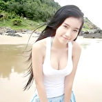 Fourth pic of Elly looking super hot in red tank top and cap
