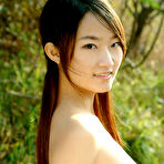 First pic of Aspiring nude model from China taking pictures outdoors