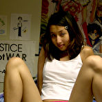 Third pic of Skinny Thai girl getting naked in her bedroom