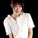 First pic of Hottie in white Karina Oshima gets her perfect thighs fucked hard on camera