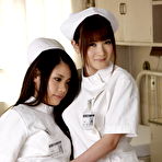 First pic of Hot nurses showing off their tits