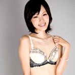 First pic of Short-haired teen Ryo Yuuki finger-blasting her tight snatch after going on all fours