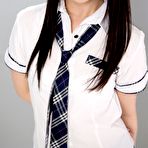 First pic of Mizuho Shiina flashing her white panties and teasing her succulent pussy for you