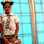 First pic of A pair of Filipina schoolgirls in hot threesome with tourist